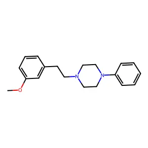 Piperazine, 1-(m-methoxyphenethyl)-4-phenyl- structure