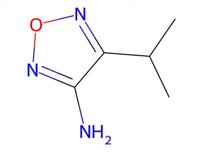 4-ISOPROPYL-1,2,5-OXADIAZOL-3-AMINE structure