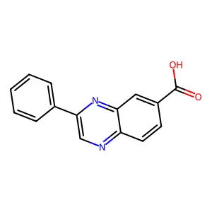 3-Phenylquinoxaline-6-carboxylic acid structure