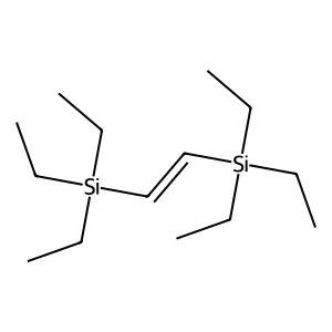 Silane, (1E)-1,2-ethenediylbis[triethyl- structure