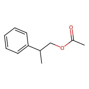 Benzeneethanol, beta-methyl-, 1-acetate structure