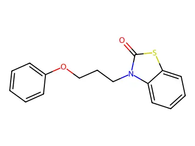 3-(3-phenoxypropyl)benzo[d]thiazol-2(3H)-one structure