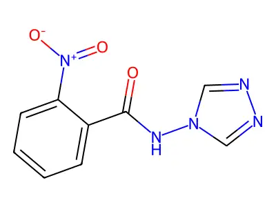2-nitro-N-(1,2,4-triazol-4-yl)benzamide structure