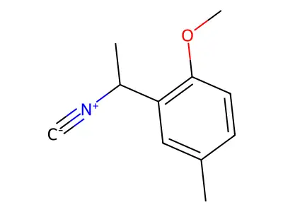 2-(1-Isocyanoethyl)-1-methoxy-4-methylbenzene structure