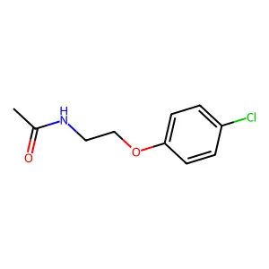 N-[2-(4-氯苯氧基)乙基]乙酰胺 structure
