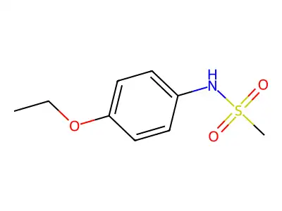 N-(4-ethoxyphenyl)methanesulfonamide structure