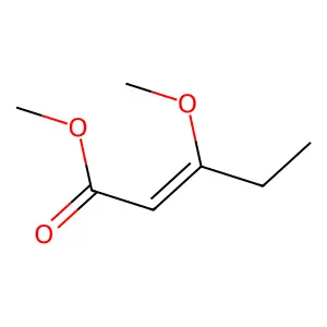 Methyl 3-methoxypent-2-enoate structure