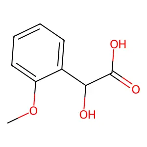 2-Hydroxy-2-(2-methoxyphenyl)acetic acid structure