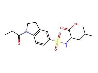 C17H24N2O5S structure