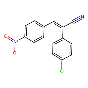 p-Nitrobenzylidene-p-chlorophenylacetonitrile structure
