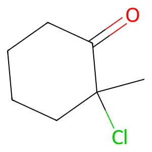 Cyclohexanone, 2-chloro-2-methyl- structure