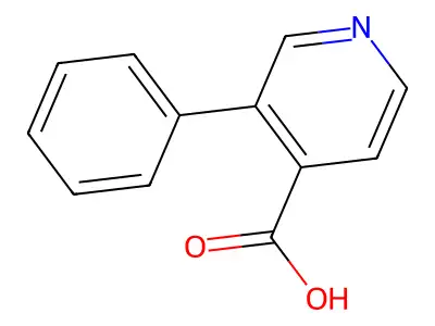 3-phenylpyridine-4-carboxylic Acid structure