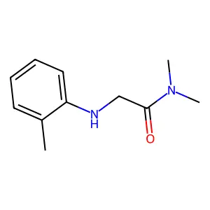 N,N-二甲基-2-(邻甲苯氨基)乙酰胺 structure