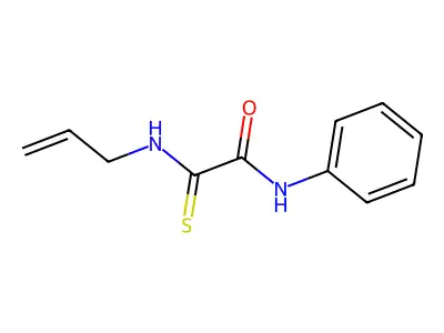 Acetamide, N-phenyl-2-(2-propenylamino)-2-thioxo- structure