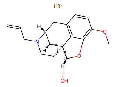 Nalorphine Hydrobromide structure