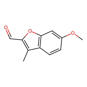6-Methoxy-3-methyl-1-benzofuran-2-carbaldehyde structure