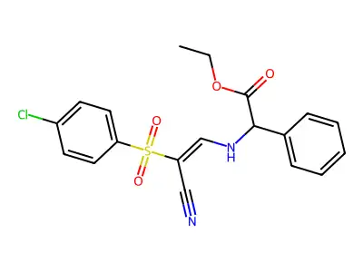 C19H17ClN2O4S structure
