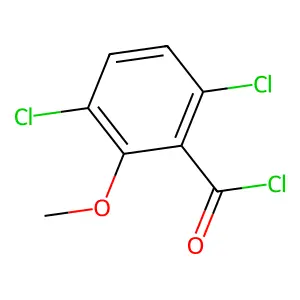 3,6-二氯-2-甲氧基苯甲酰氯 structure