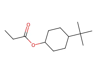 Cyclohexanol, 4-(1,1-dimethylethyl)-, 1-propanoate structure