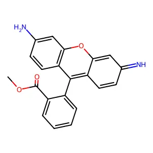 罗丹明123游离碱 structure
