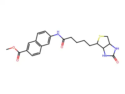 Methyl N-Biotinyl-6-amino-2-naphthonate structure
