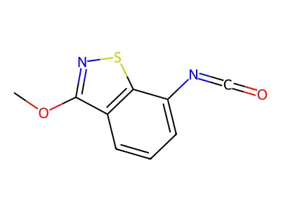 7-Isocyanato-3-methoxy-1,2-benzothiazole structure
