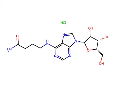 N(6)-(Amido-3-propyl)adenosine structure