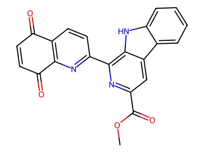 Desaminodesmethyllavendamycin methyl ester structure