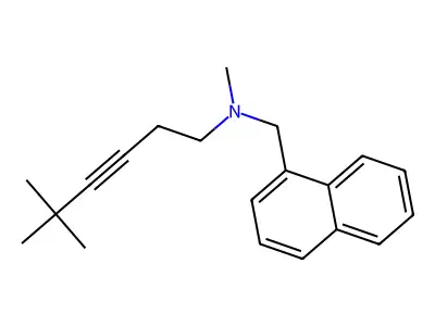 N-(5,5-Dimethyl-3-hexyn-1-yl)-N-methyl-1-naphthalenemethanamine structure