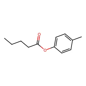 p-Cresyl valerate structure