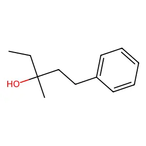 1-Phenyl-3-methyl-3-pentanol structure