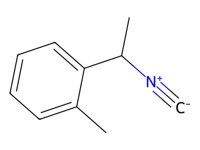 1-(1-Isocyanoethyl)-2-methylbenzene structure