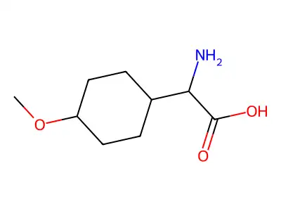 2-amino-2-(4-methoxycyclohexyl)acetic Acid structure