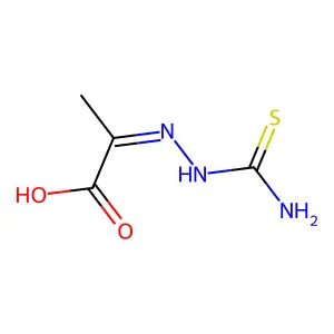 2-(2-Carbamothioylhydrazono)propanoic acid structure