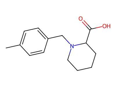 1-(4-Methylbenzyl)piperidine-2-carboxylic acid structure