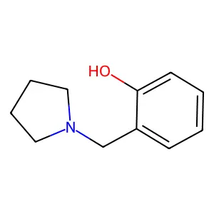 2-(Pyrrolidin-1-ylmethyl)phenol structure