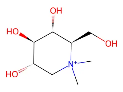N,N-Dimethyldeoxynojirimycin structure