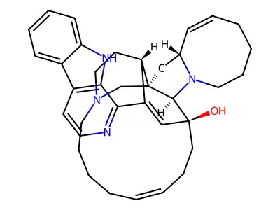 Manzamine A structure