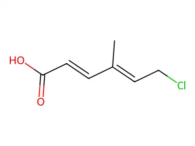 6-氯-4-甲基己-2,4-二烯酸 structure