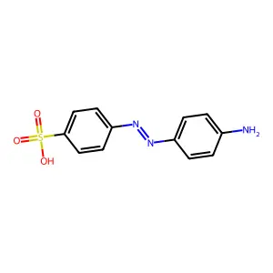 4-((4-Aminophenyl)diazenyl)benzenesulfonic acid structure
