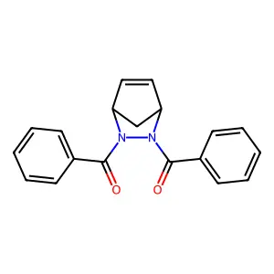 (3-Benzoyl-2,3-diazabicyclo[2.2.1]hept-5-en-2-yl)-phenylmethanone structure