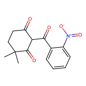 1,3-Cyclohexanedione, 4,4-dimethyl-2-(2-nitrobenzoyl)- structure