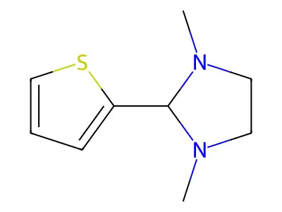 1,3-Dimethyl-2-(2-thienyl)imidazolidine structure