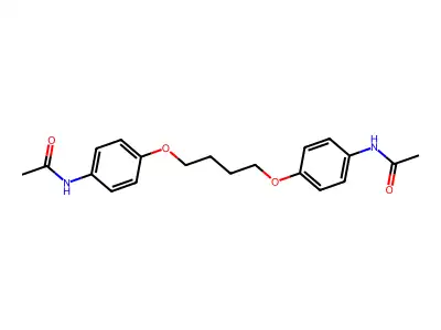 4',4'''-(Tetramethylenedioxy)diacetanilide structure