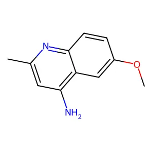 4-Amino-6-methoxy-2-methylquinoline structure