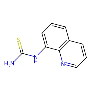 N-(8-quinolinyl)thiourea structure