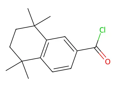 5,5,8,8-Tetramethyl-5,6,7,8-tetrahydronaphthalene-2-carbonyl chloride structure