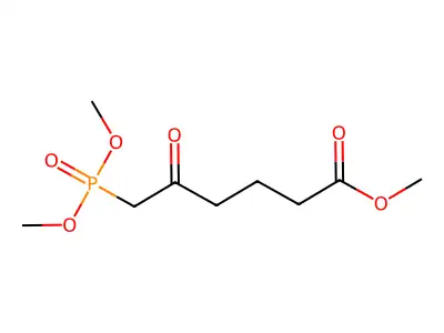 Methyl 6-(dimethoxyphosphoryl)-5-oxohexanoate structure