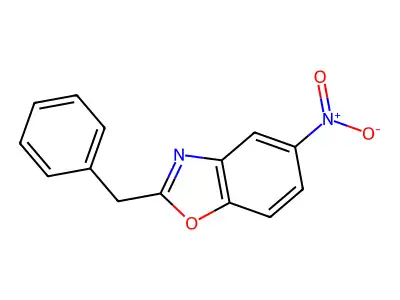 2-Benzyl-5-nitrobenzo[d]oxazole structure