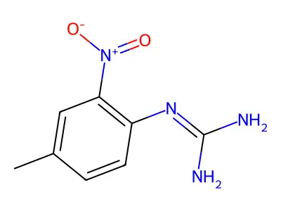 1-(4-Methyl-2-nitrophenyl)guanidine structure
